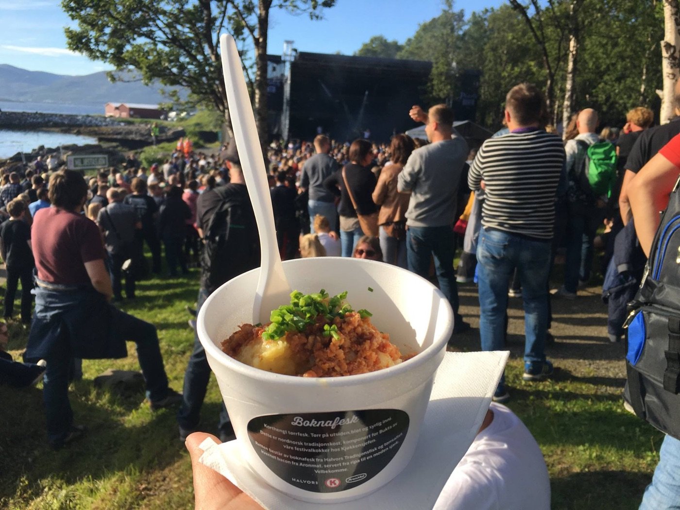 Mat fra Aron Mat på Bukta
